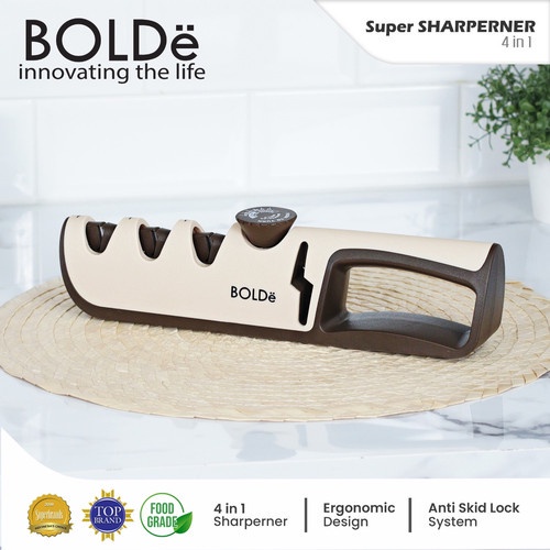 Pengasah Pisau Super Sharpener 4IN1 BOLDe