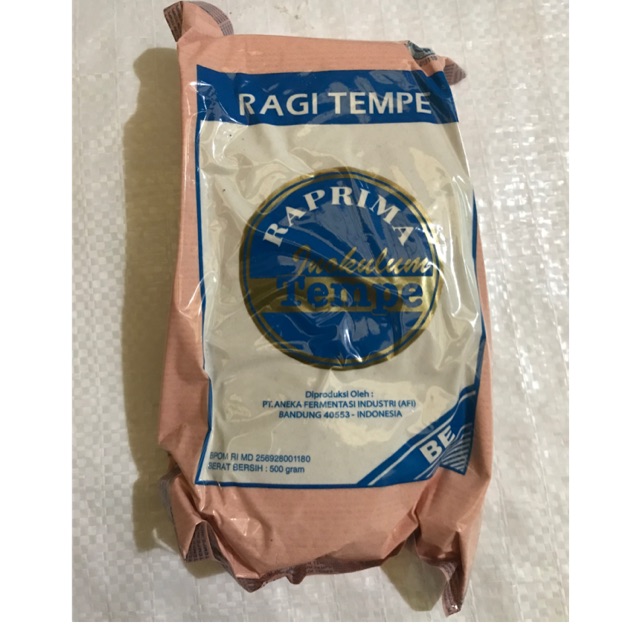 

Raprima ragi tempe kemasan 500gram