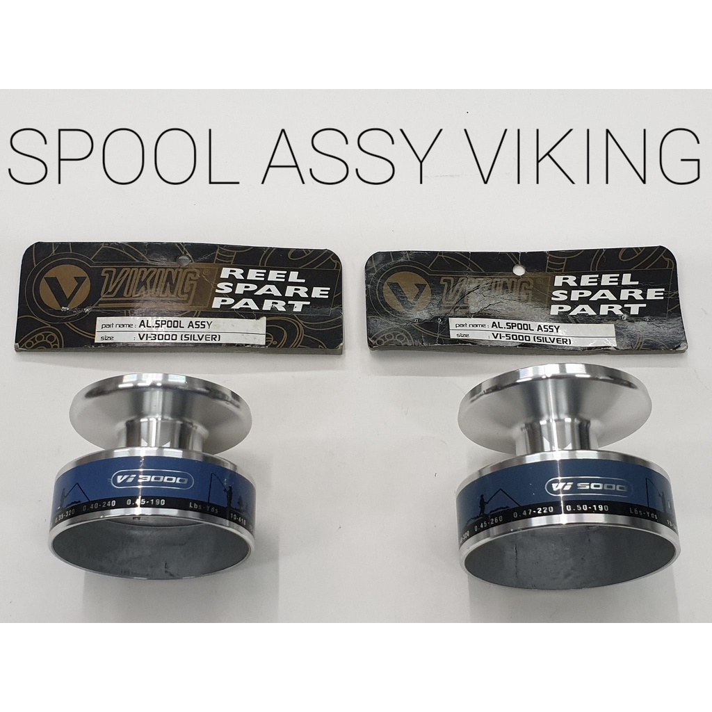 ALUMINIUM SPOOL ASSY VIKING Vi (SILVER)