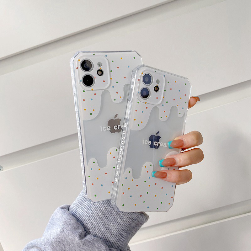 Colorful Point ICE Cream Soft Case Xiaomi Redmi 9A 9T 9C Note 9 8 10 Pro Casing