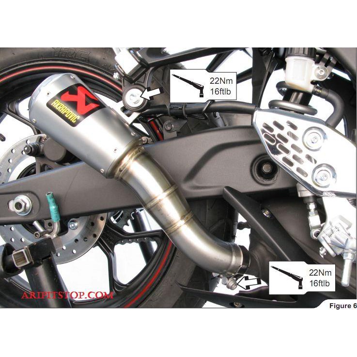 Akrapovic Fullsystem R25 Gp series ori slovenia + header Drake R25 / MT25