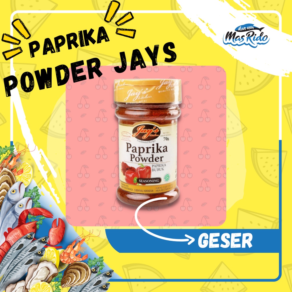 

Jay'S Paprika Powder Bubuk Paprika Jays Bumbu Paprika Praktis Murah