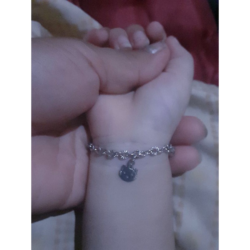 gelang anak titanium foto asli