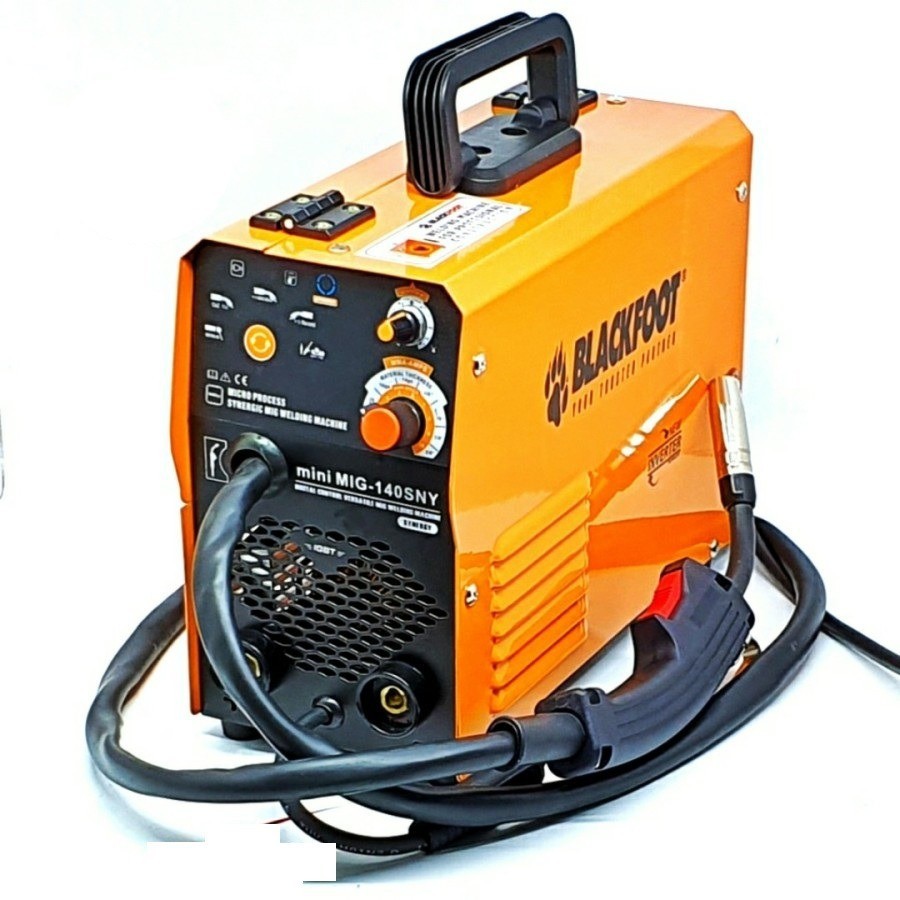 BLACKFOOT Travo Las 2 IN 1 MMA MIG 140 SNY HEAVY DUTY - MESIN MINI MIG 130