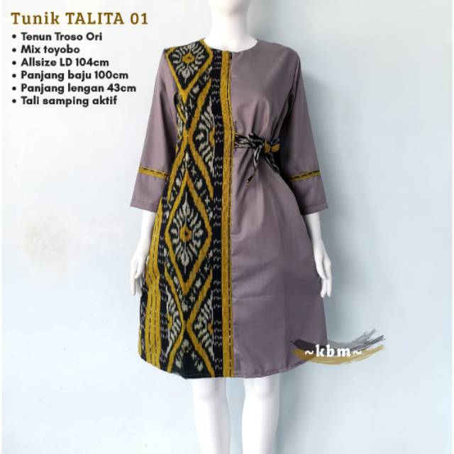 Tunik talita tenun troso mix toyobo  best