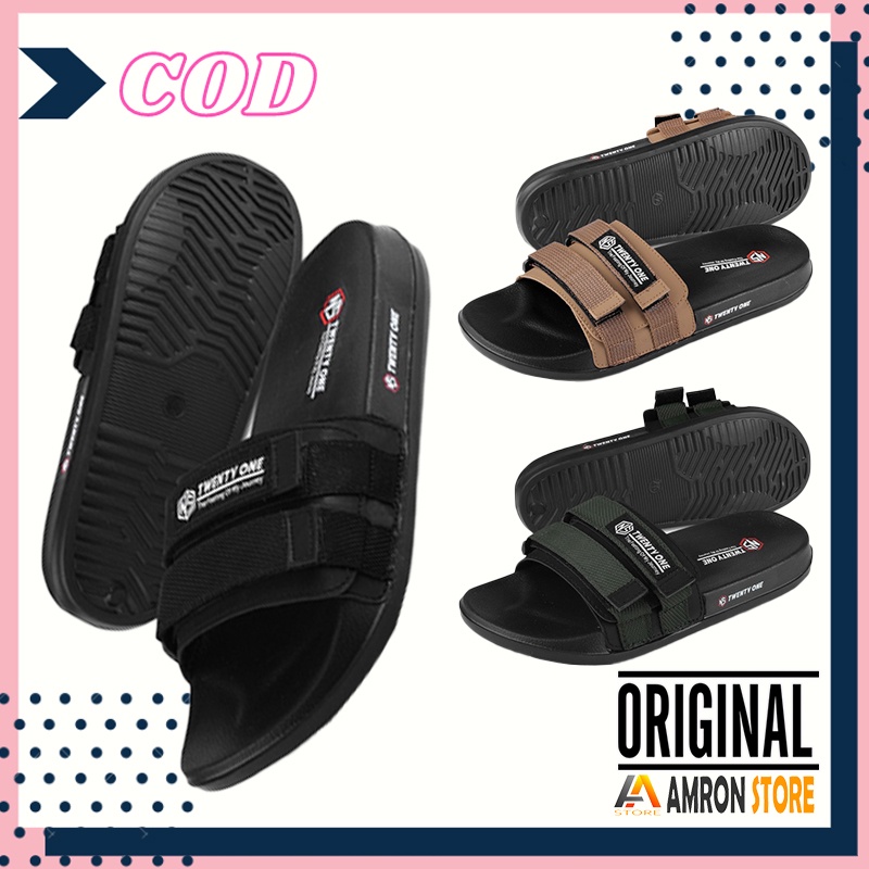 Sandal Slide Kasual Travelling Outdoor Pria Original Kualitas Terbaik