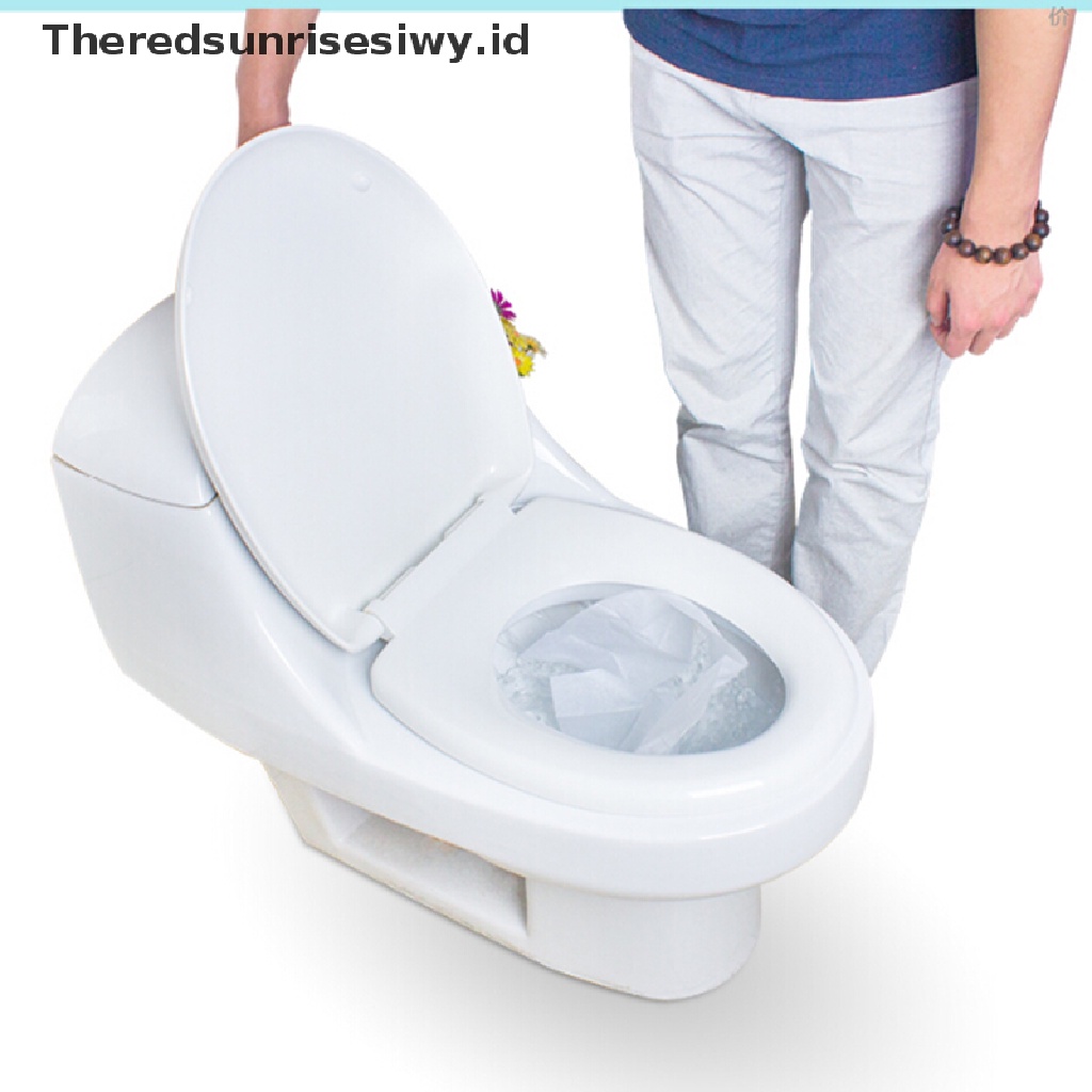 # Alat Rumah Tangga # 1 Pak / 10Pcs Kertas Cover Dudukan Toilet Sekali Pakai