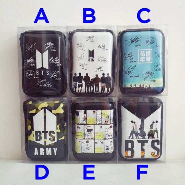 

Tempat pensil / kotak pensil / HPO / pencil case Kpop BTS
