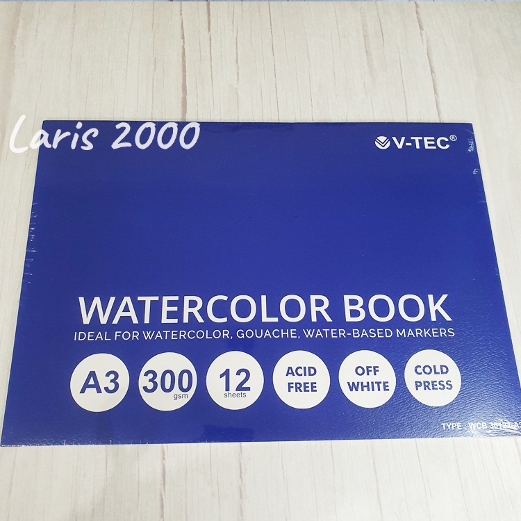 

Watercolor Book A3 V-tec