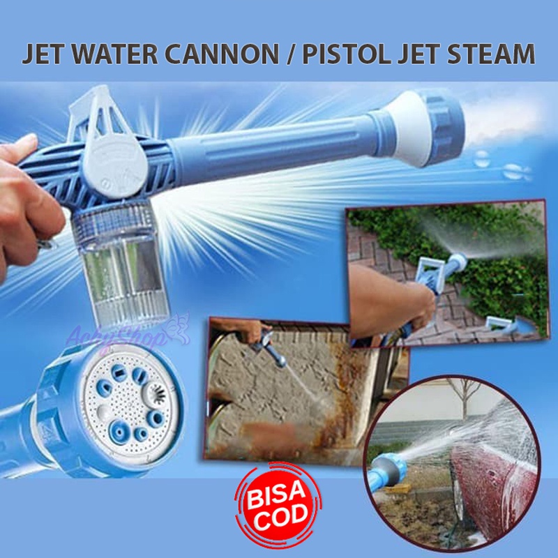 Jet Water Cannon Selang Semprot Air - Alat Semprotan Cuci Steam Salju Motor Jet Cleaner Mesin Mobil