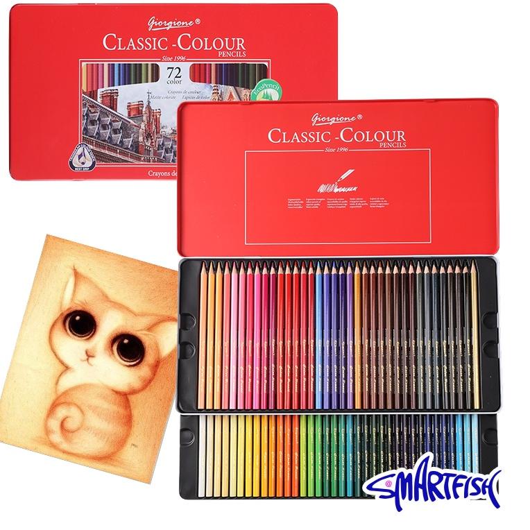 

H&F Smartfish Oil Pensil Warna Dengan Kualitas Tinggi 12/24/36/48/72/120 WaterColor //Produk@nyaman