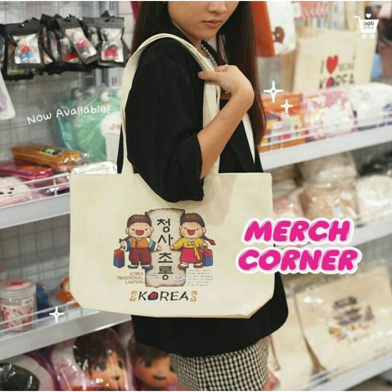 Tas Totebag Korea Original | JASTIP Tas Korea Original Bukan Miniso