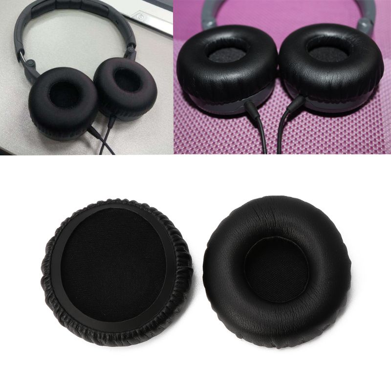 btsg 2Pcs Black Replacement Earpads Ear Cushions Ear Pads Cushion for AKG K450 K451 K230 K24P K430 Q460 Headphones