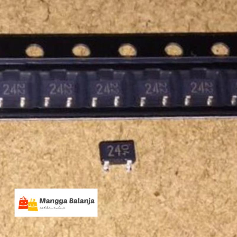 Transistor NPN - DTC114 Series SOT-23 - SMD Marking 24