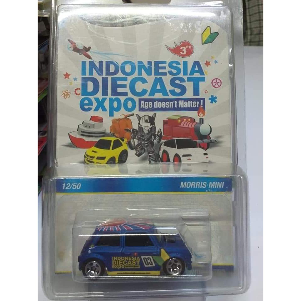 HOT WHEELS IDE MORRIS MINI BIRU NO 12