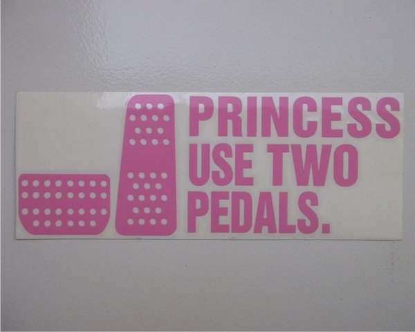 

Terbatas Stiker Princess Use Two Pedals Pink (JP 05) Diskon