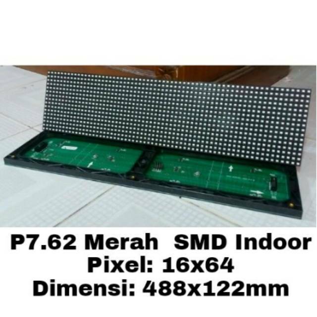 Modul Led F5 P7.62 Merah SMD Indoor