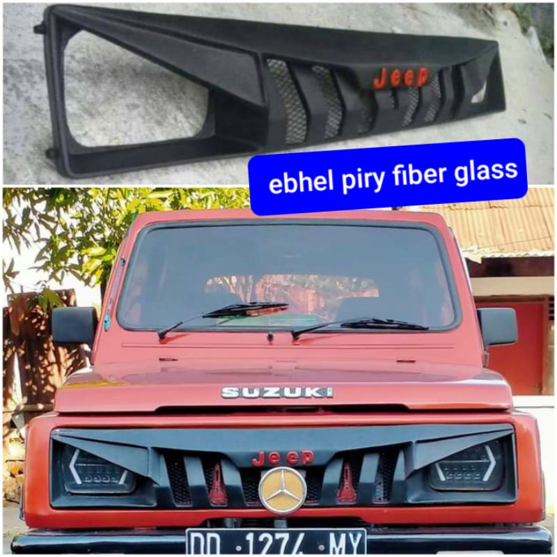 grill katana aligator lampu kotak