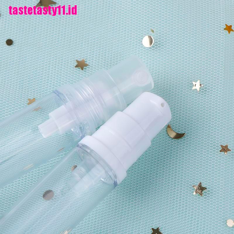 2pcs Botol Pompa Vakum Kosong Isi Ulang Bahan Plastik Ukuran 5 / 10 / 15ml