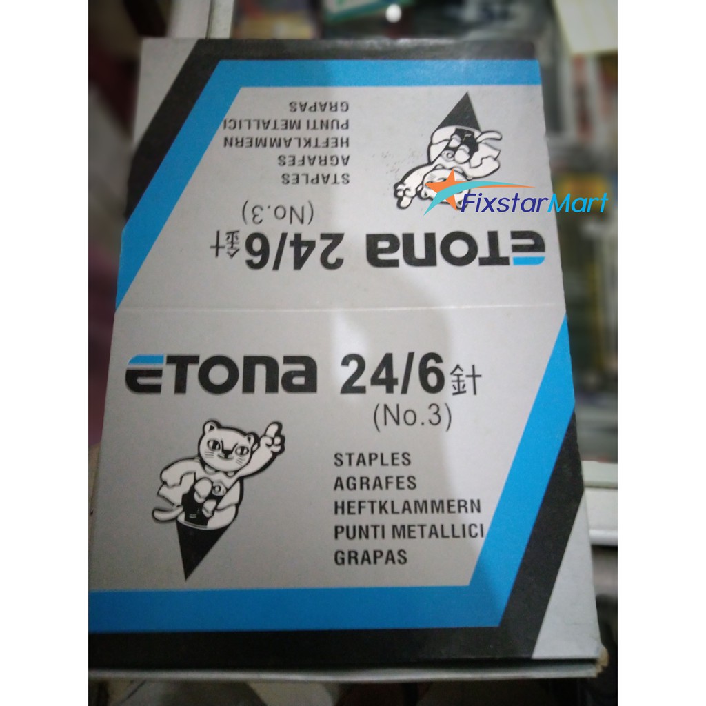 

isi staples (anak hekter) Etona 24/6 Etona No.3