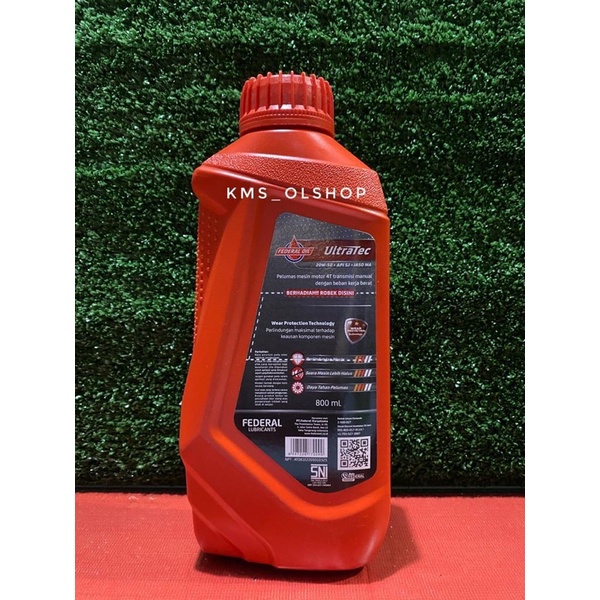 Oli Federal Ultratec 4T 20W-50 800 ml Oli Mesin Federal 0.8 Liter Original