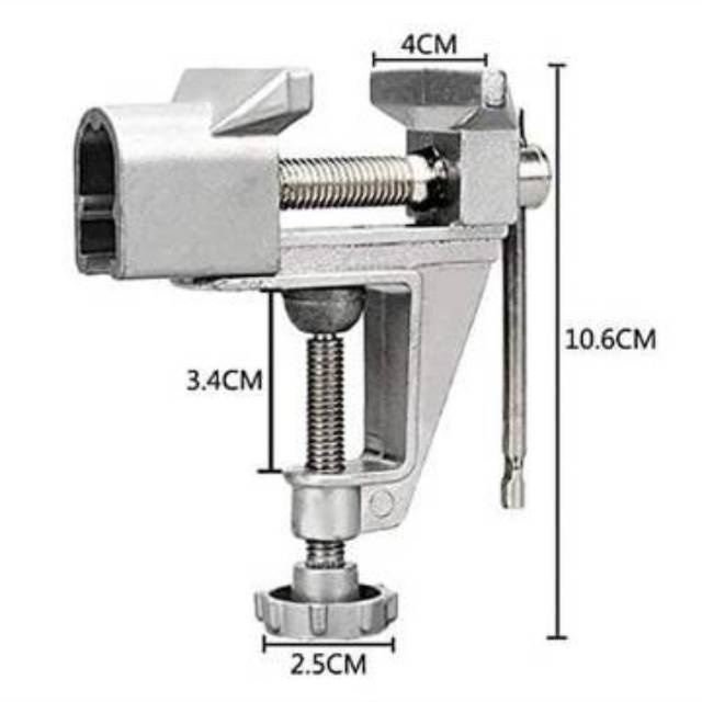 Mini Bench Vise Catok Meja Mini Bench Clamp Ragum  Meja 