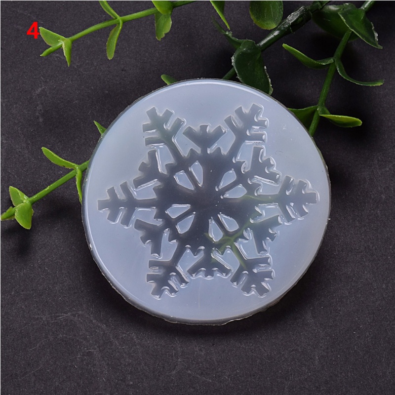 SIY  11Pcs Snowflake Resin Molds Snowflake Pendant Silicone Casting Molds Epoxy Resin Christmas Props Decorations DIY Crafts