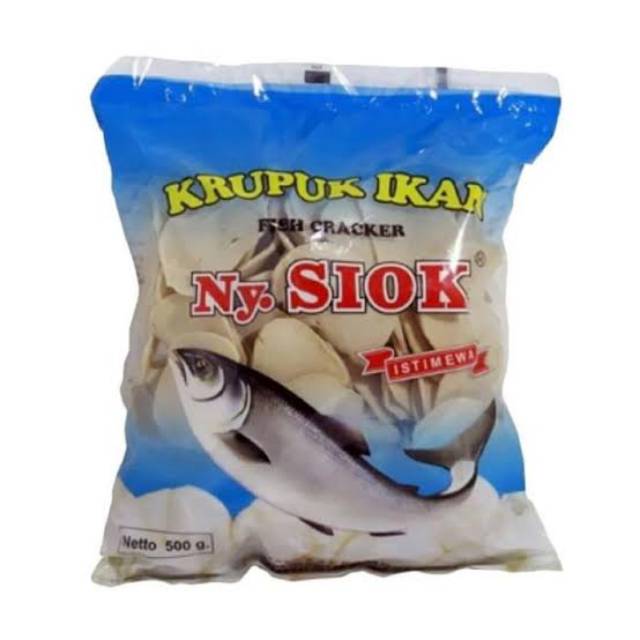 

Ny.siok kerupuk ikan 500gr istimewa paling enak