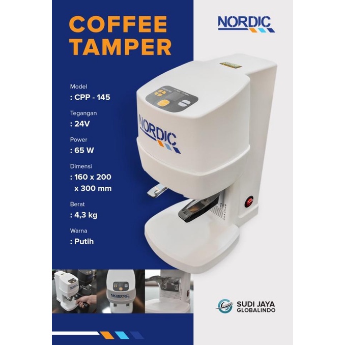 termurah Nordic CPP 145 - Automatic Coffee Tamper