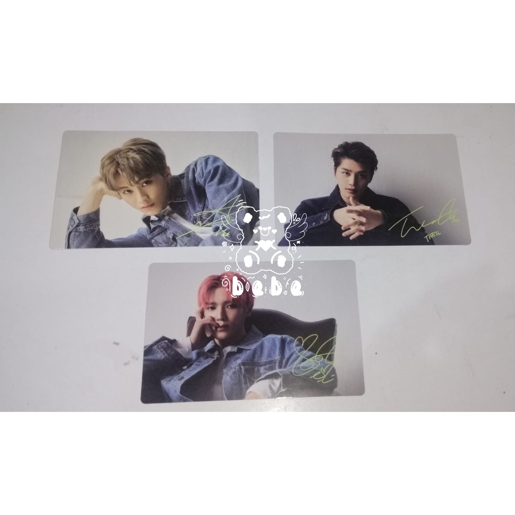 pc natrep japan taeyong mark taeil postcard sg22 grup nct 127