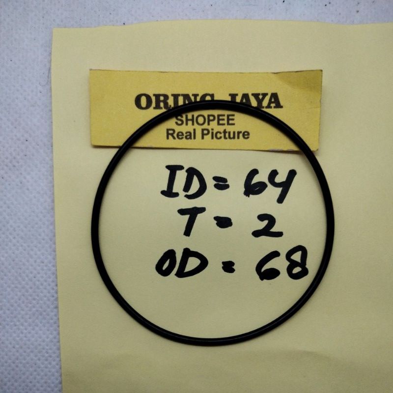 oring seal 2 x 64 x 68 mm NBR 70