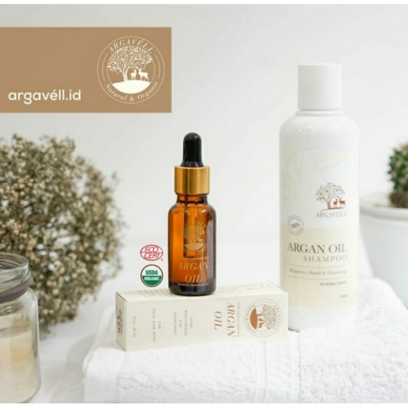 Argavell argan oil + argan shampoo