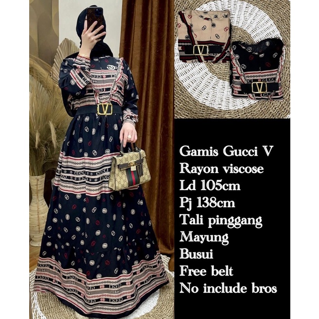 Gamis busui G + Belt ld105cm (T2G6) Import Perempuan Promo Original Crinkle Busui Friendly N3T3 Dres