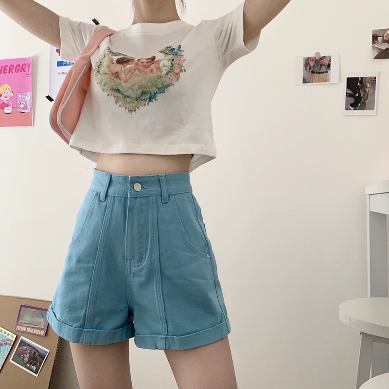 high waistband shorts