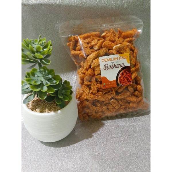 basreng  pedas dan original daun jeruk 250g