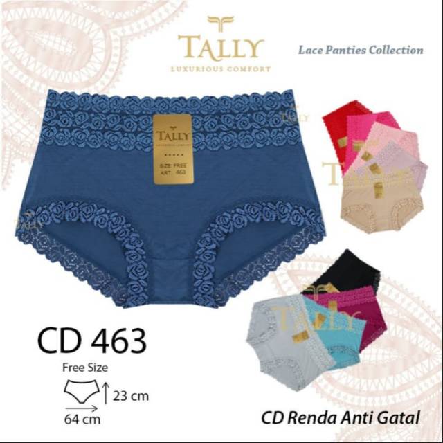 Celana dalam Wanita Tally Renda 463 bahan bambu