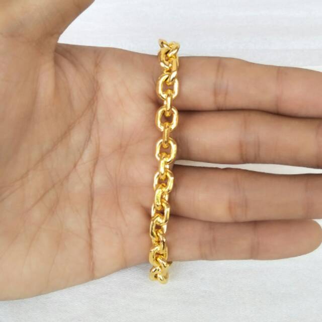 Perhiasan Gelang Nori Jumbo 6ml Lapis Emas