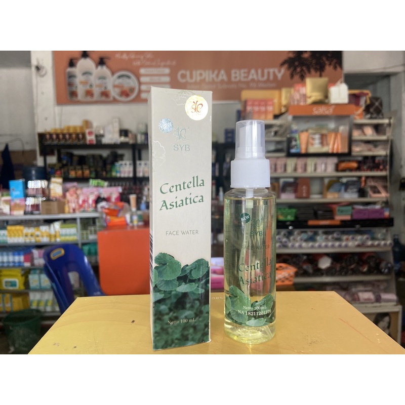 cu.x [ 100 ml ] syb centella asiatica face water - face mist syb centella asiatica ( utk kulit berminyak dan jerawat )