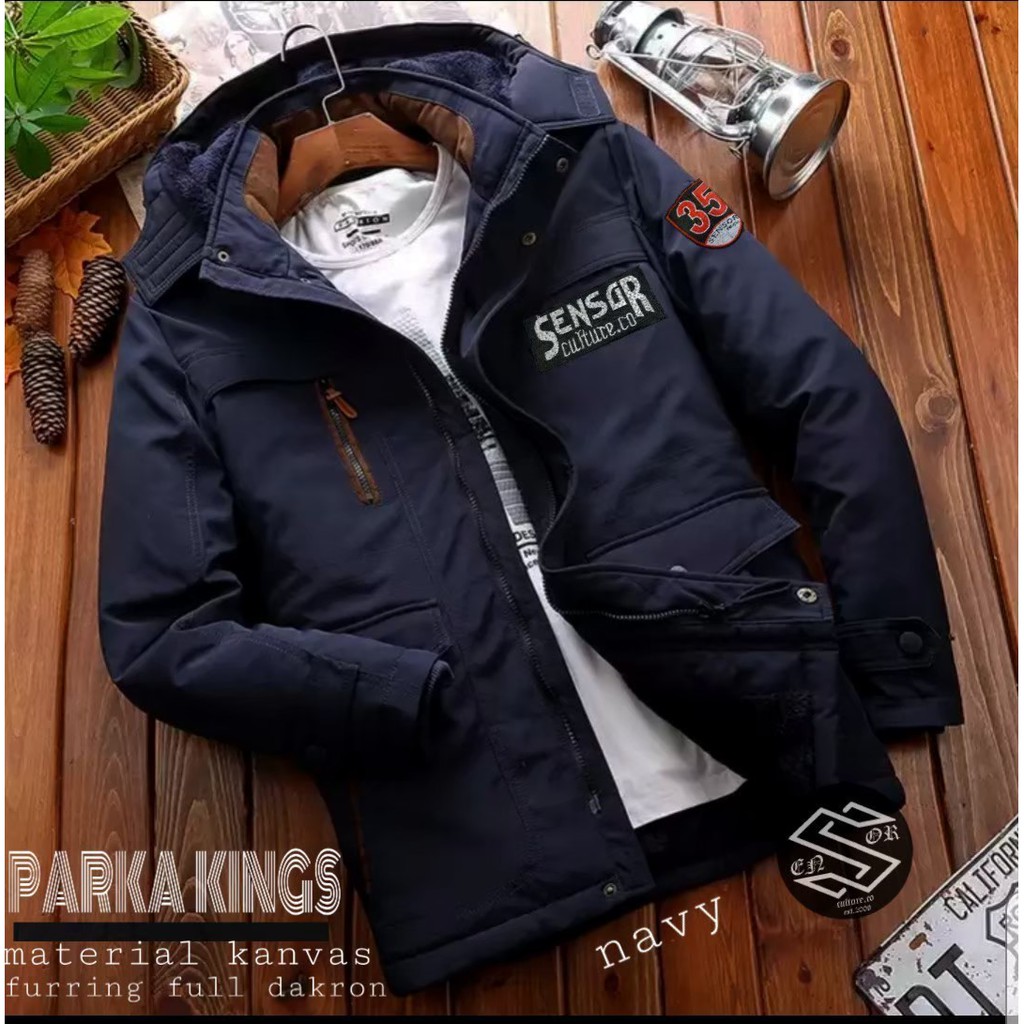 JAKET PARKA PRIA / JAKET PARKA CANVAS / JAKET PARKA KING ORIGINAL SENSOR