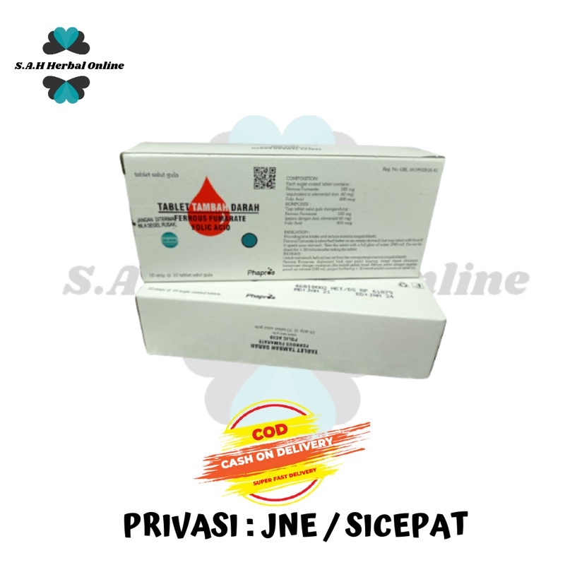Obat Penambah Darah 10 Tablet