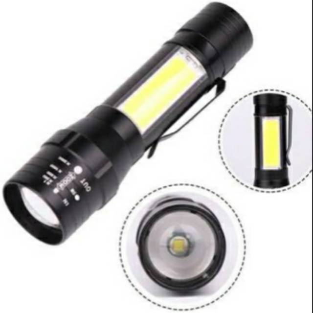 Senter LED COB USB Charger