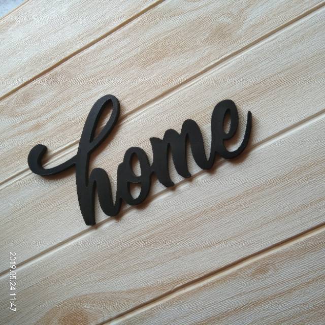 Walldecor Hiasan Dinding Home Tulisan Kayu