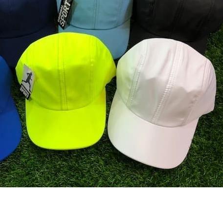 TOPI PARASUT LARI TOPI SPORTY POLOS TOPI SPORT - Hitam
