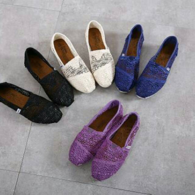 *Sepatu TMS Flat 888-brokat