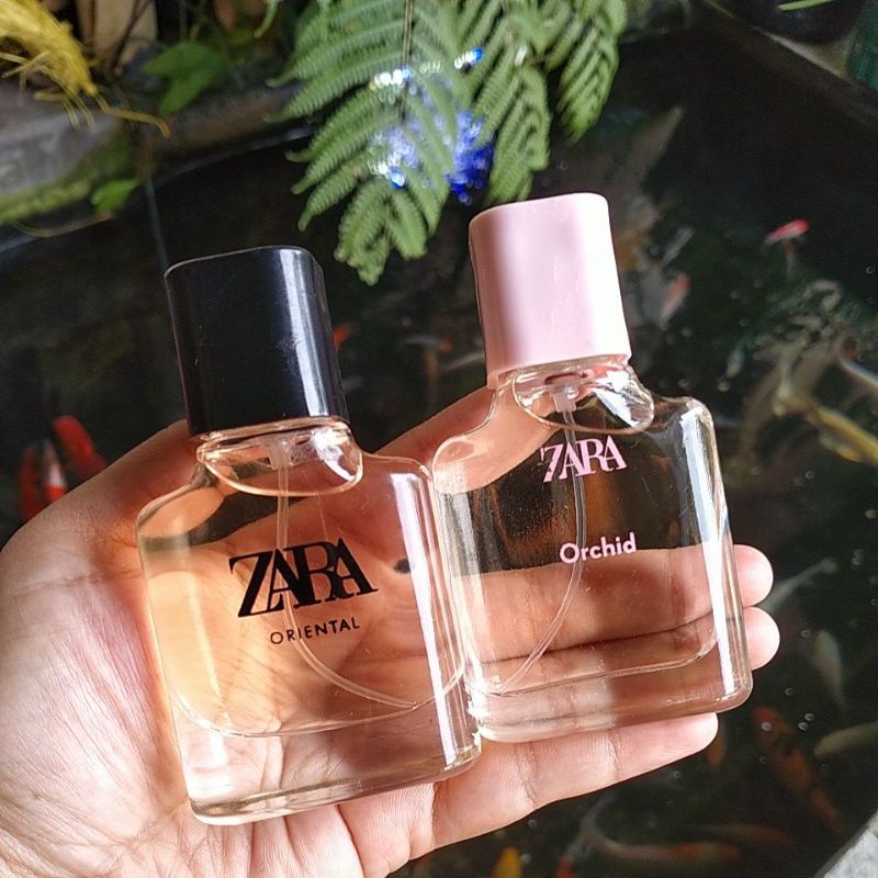 ZARA 30ml TRAVEL SIZE / orchid / femme / pink flambe / black amber