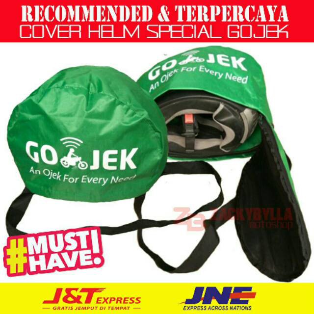 Cover Helmet GOJEK Tas Pelindung Helm dari Debu dan Hujan untuk driver GOJEK