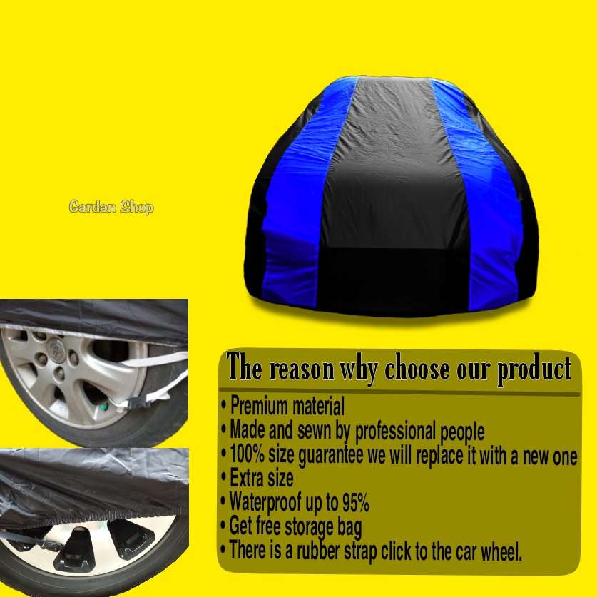 Body Cover MAZDA 323 INTERPLAY Sarung BIRU Tutup Pelindung Bodi Mobil Mazda Inter Play PREMIUM Blue