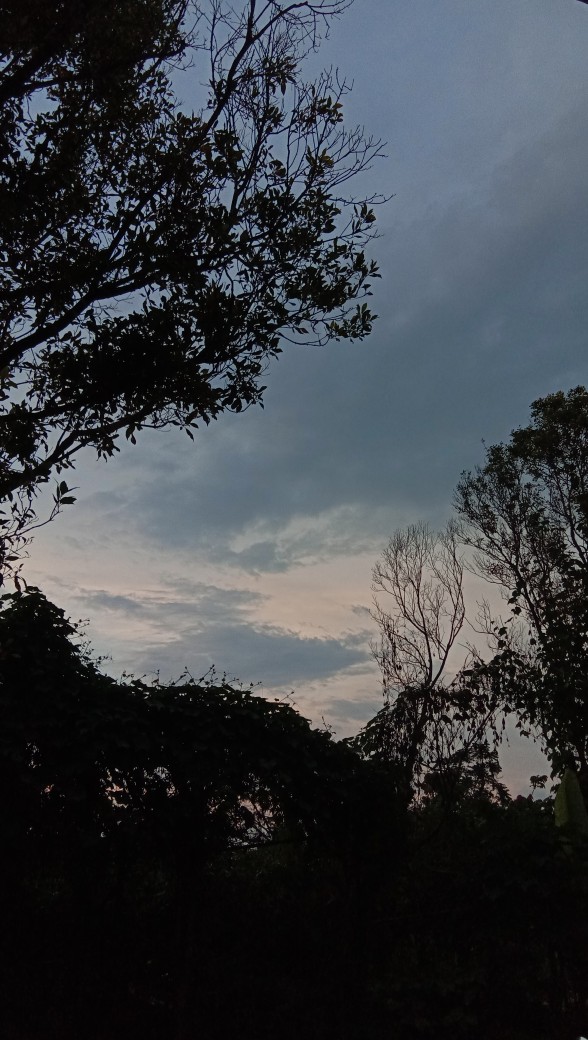 Ruzza Batik Couple Motif Seno Biru Liris Kawung Sarimbit Atasan Seragam Size M L Xl