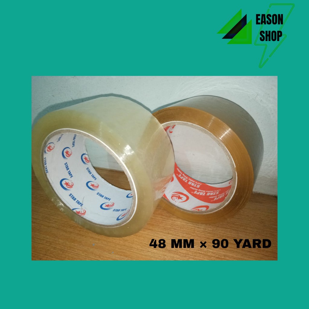 

Lakban Bening / Coklat Tebal 90 Yard 48 mm Kualitas Daimaru Isoalsi Lakban / Lakban Solatip