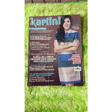 MAJALAH KARTINI EDISI MARET  2014 COVER RAISA